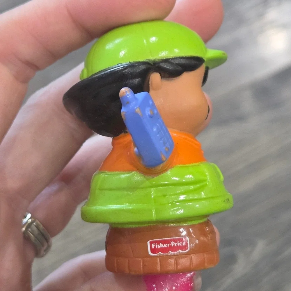 Fisher-Price Little People Zoo Keeper Figure 2001 Mattel Collectible Vintage